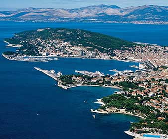 Split town of UNESCO - the Marjan Peninsula