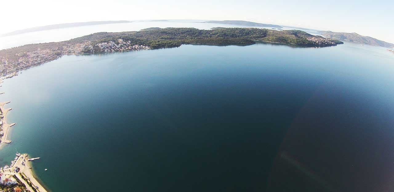 Baie d'Okrug - île Čiovo - Riviera Okrug-Trogir