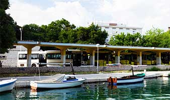 Arrival by car to Okrug - Main bus stations in Croatia