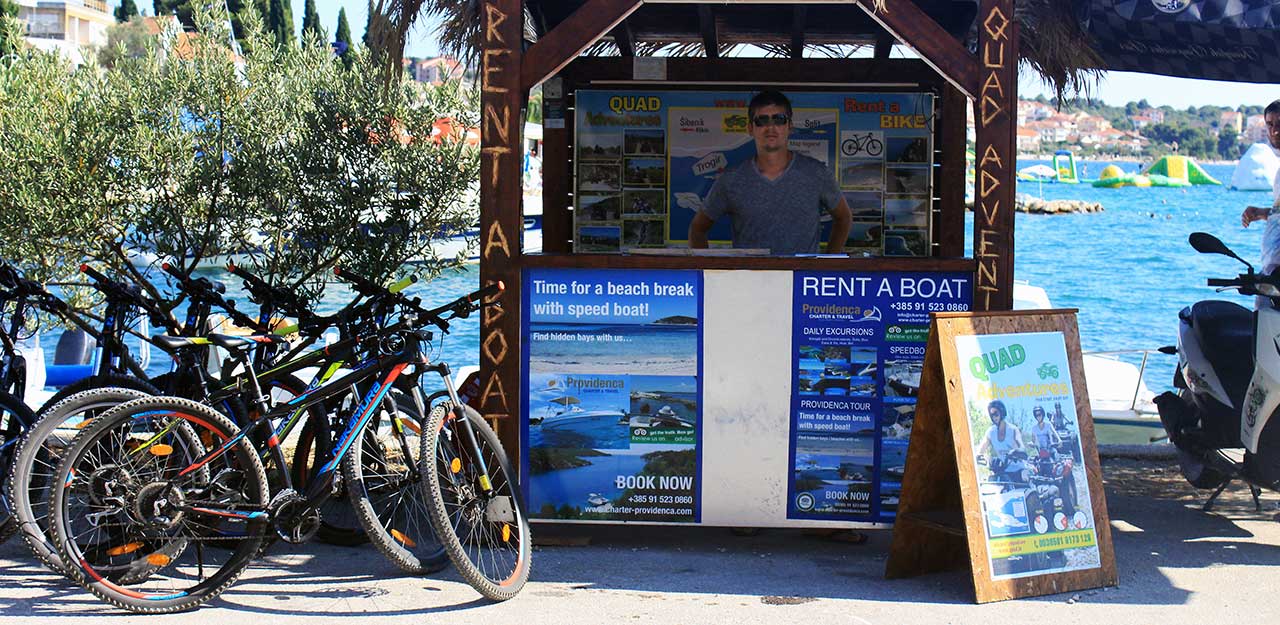 La Riviera di Okrug e Traù - Le piste ciclabili sulla isola di Ciovo