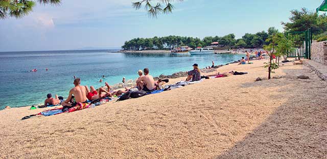 Riviera Okrug-Trogir Camping Labadusa Beach