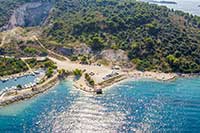 Riviera Okrug-Trogir - Krušica  beach Kava - sea bathing water quality